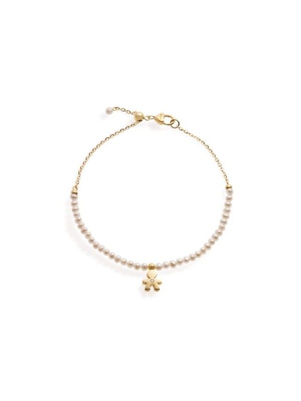 Acquista bracciale Le Bebé Le Perle con sagoma bimbo su stroppiana.net