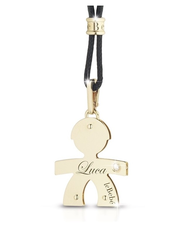 Pendente Bimbo con Diamante