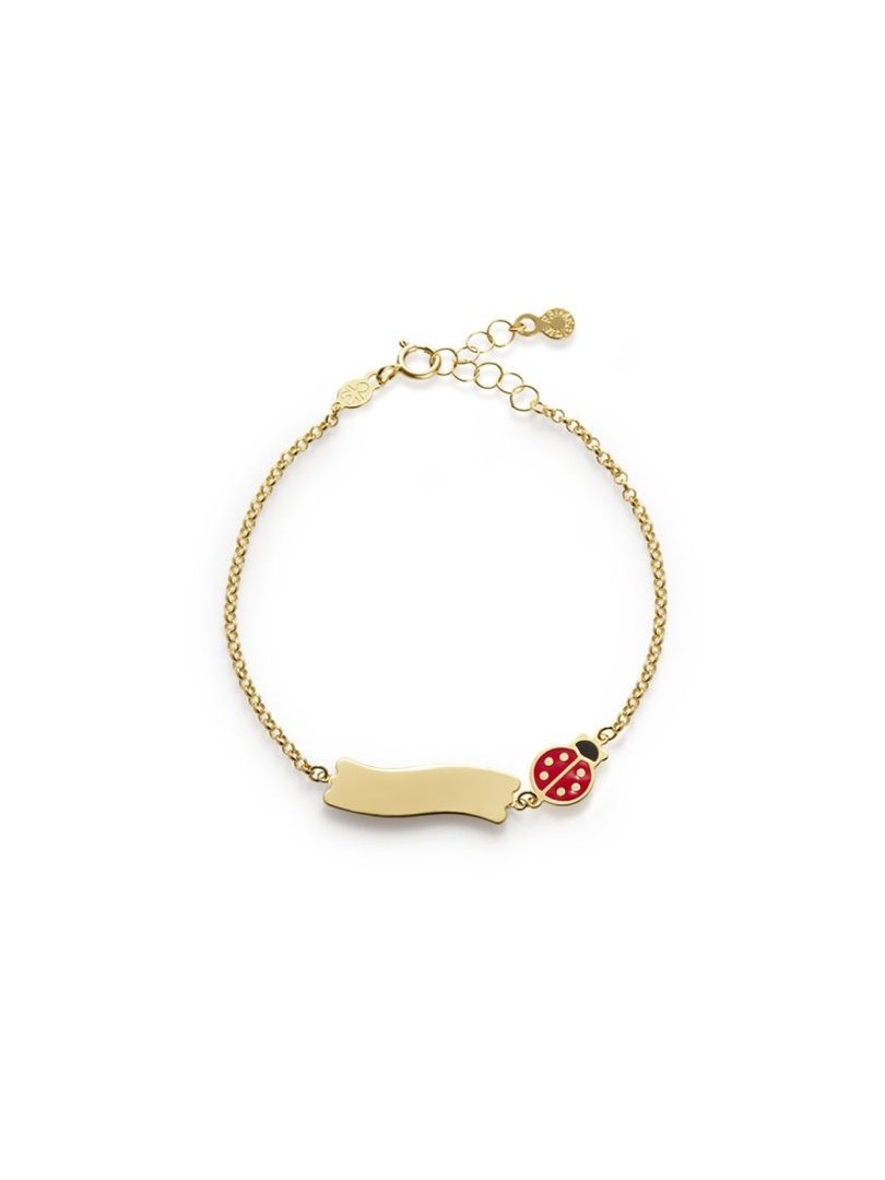 Le Bebé Primegioie bracelet with enameled Ladybug detail