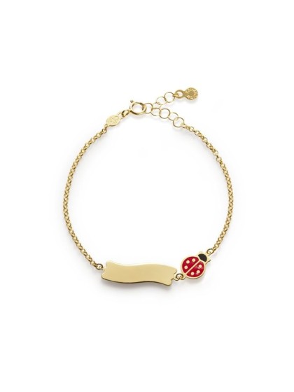 Le Bebé Primegioie bracelet with enameled Ladybug detail