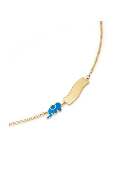 Le Bebé Primegioie bracelet with enameled Elephant detail