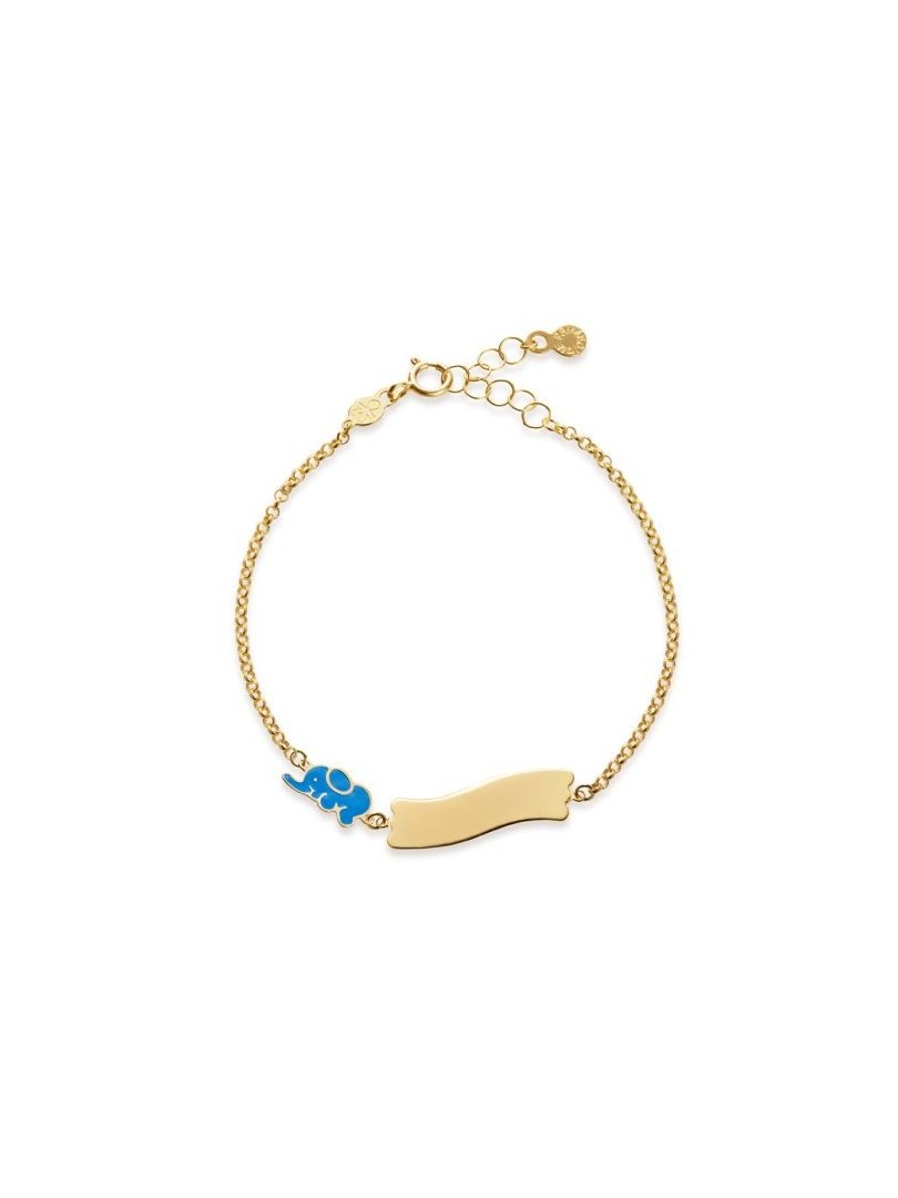 Bracciale Le Bebé Primegioie con dettaglio Elefante smaltato