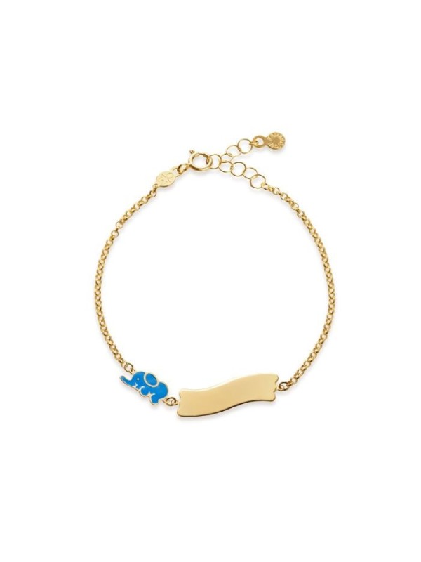 Bracciale Le Bebé Primegioie con dettaglio Elefante smaltato