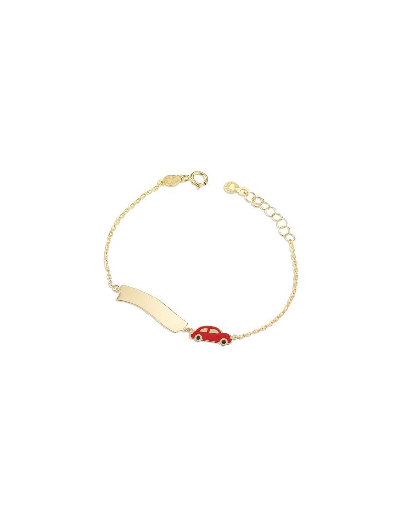 Le Bebé Primegioie bracelet with enameled Toy Car detail