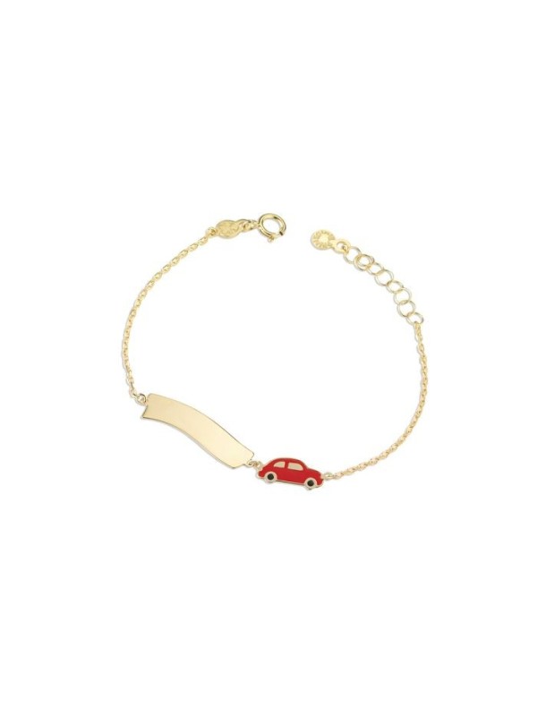 Le Bebé Primegioie bracelet with enameled Toy Car detail