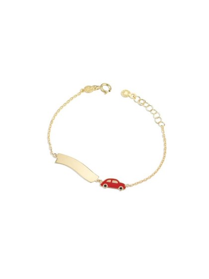 Bracciale Le Bebé Primegioie con dettaglio Macchinina smaltato