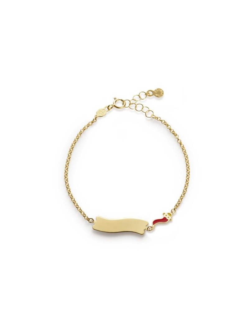 Bracciale Le Bebé Primegioie con dettaglio Cornetto smaltato