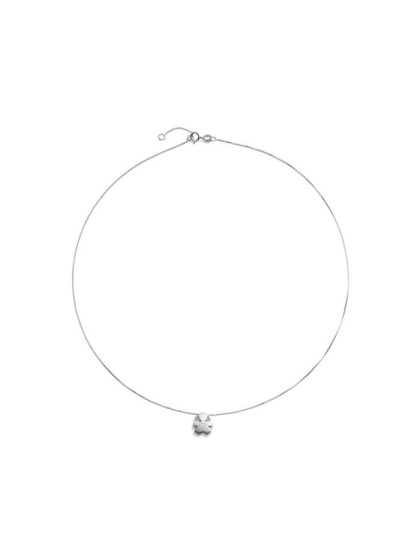 Le Bebé I Tesorini pendant with baby silhouette in 18kt white gold