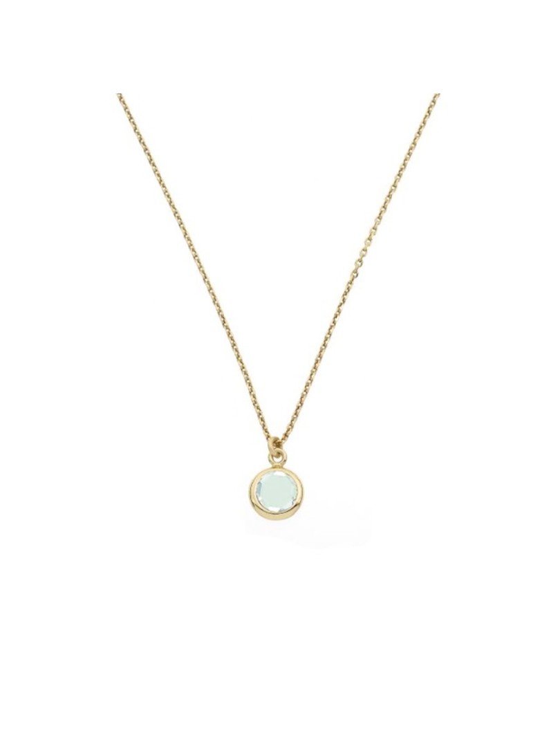 925 Silver Aquaforte Monopietra Pendant Necklace