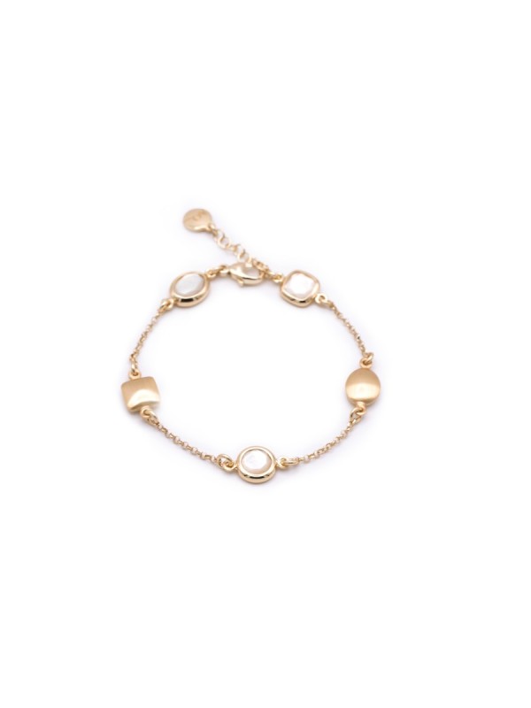 Aquaforte Mignon bracelet in 925 silver plated with 23kt gold