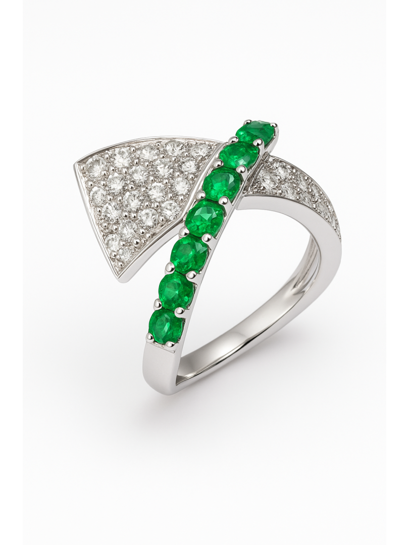 Anello con Smeraldi