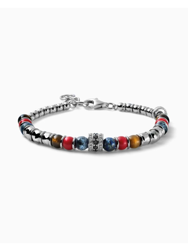 Bracciale in argento 925 con pietre naturali Magrino | Stroppiana.net